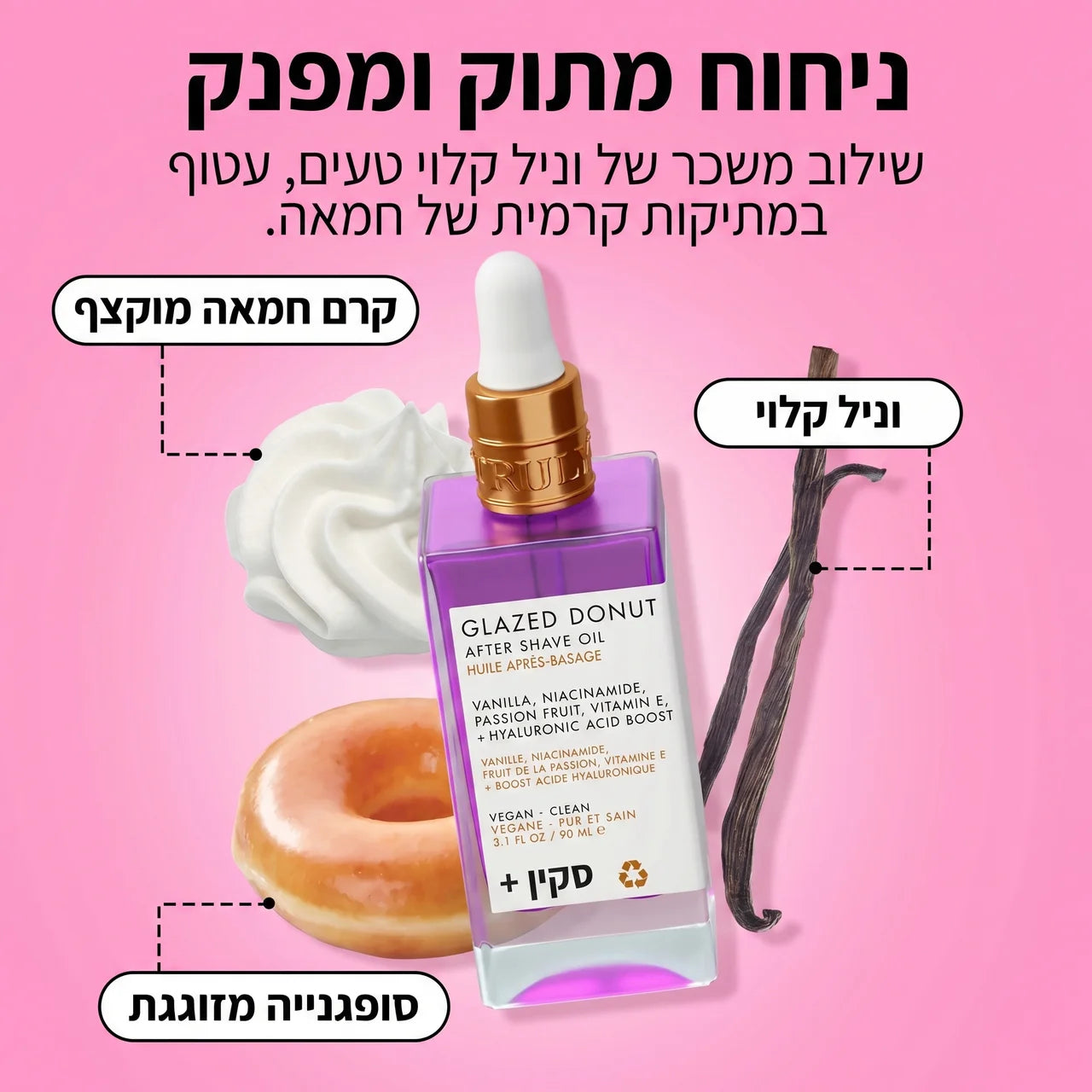 סרום סקין+ לאחר גילוח